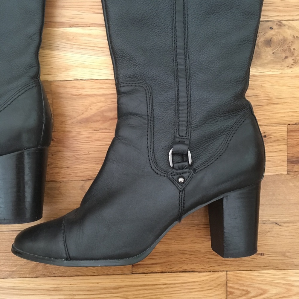 Genuine Black Leather Boots